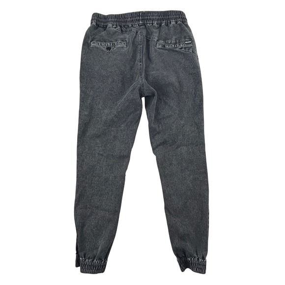 Volcom Frickin Slim Jogger Pants Mens Small Black 98% Cotton Stretch A12117C3 - Picture 3 of 14